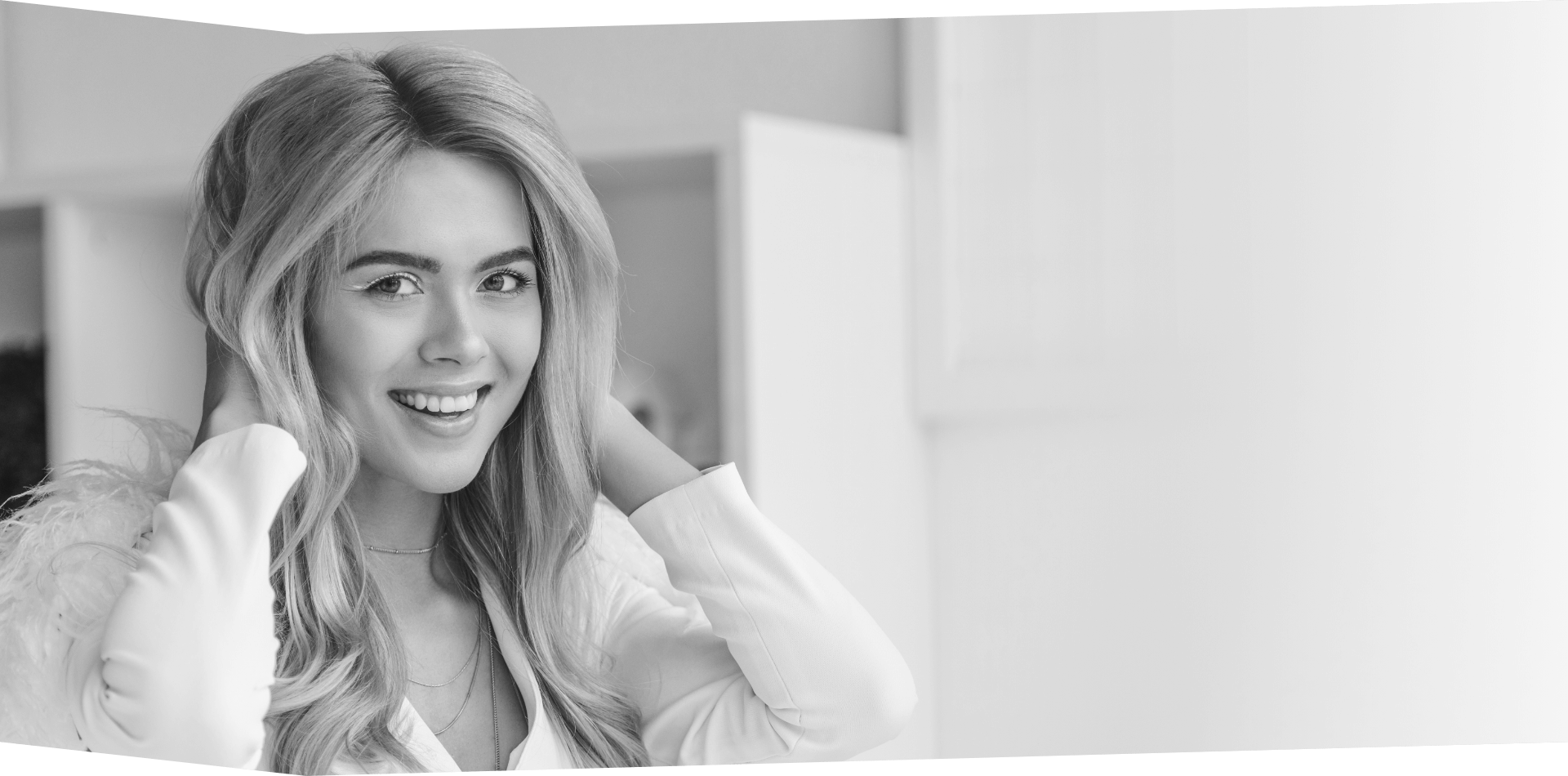 Smiling attractive woman